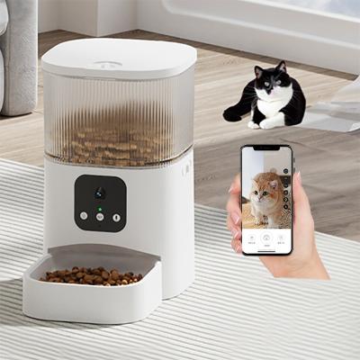 Mobile App Remote Control Cat Feeder 300ml Wifi Cat Food Dispenser