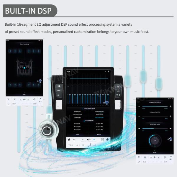 2007-2013 Toyota Tundra Радио стерео головный блок Carplay 13,6 дюйма OEM
