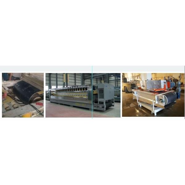 Rhombic Pattern 9mm PVC Line Polishing Conveyor Belt For Ceramics Industry
