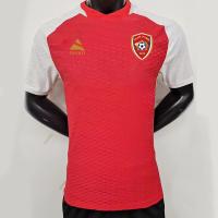 Camisa de futebol de qualidade tailandesa vermelha