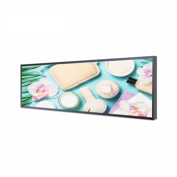 CH 23.1 Inch Android Retail Shelf Edge High Visibility Stretched Bar LCD Display with IPS Panel and  RGB 98%