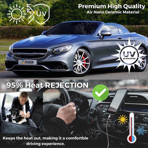 ECO Friendly PET Car Window Film UV Block 1 PLY 2 PLY Automotive Window Tint Film
