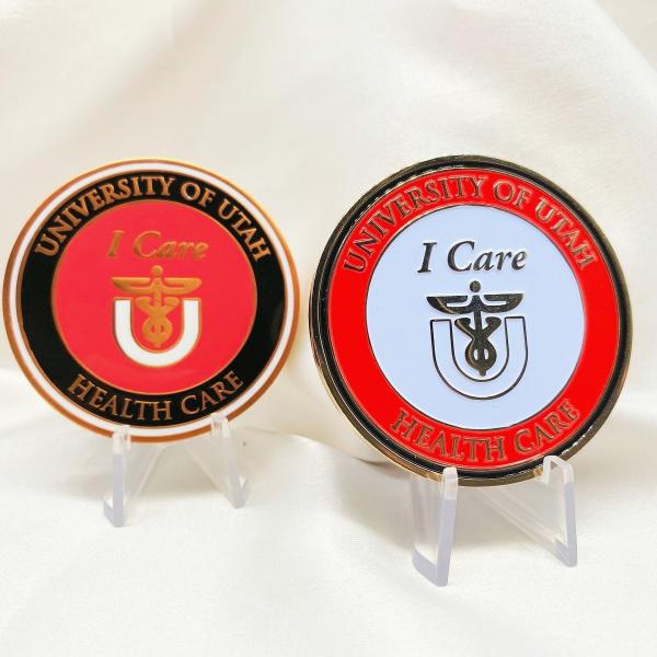 Custom Logo Zinc Alloy Commemorative Coin with Die Casting for Souvenirs and Collectibles