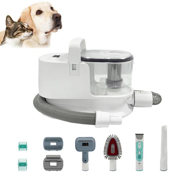 6 em 1 Limpeza de animais de estimação escova de limpeza de animais de estimação aspirador 110-240V Voltagem 10KPa Sucção