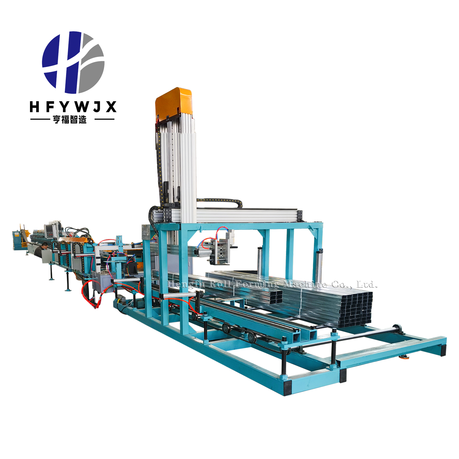 16 Forming Passes Light Steel Frame Roll Forming Machine PLC Control System