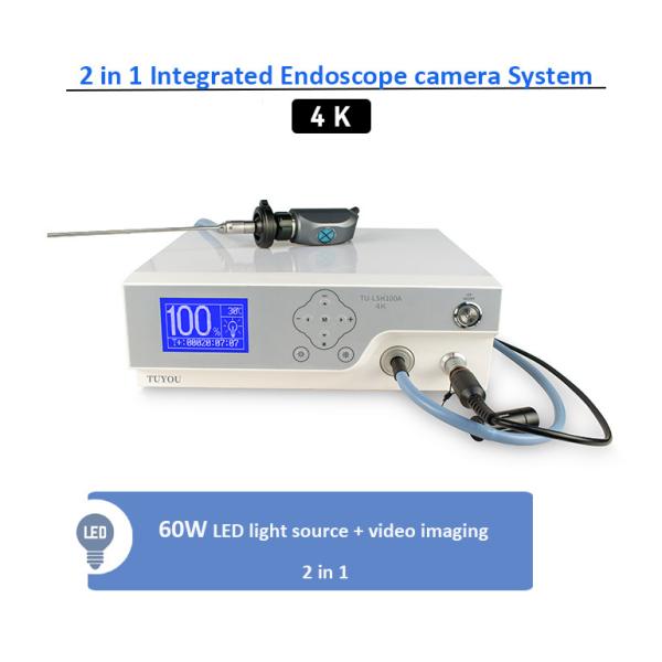 Full HD Endoscope Medical Camera 100W Light Source For ENT Urology Gynecology Ophthalmology
