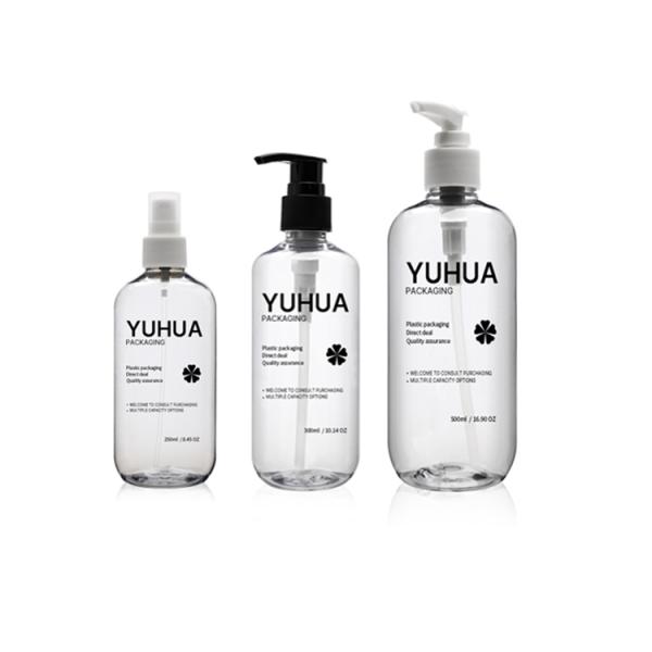 шампунь ЛЮБИМЦА 250ml 300ml 500ml разливает ясную пластиковую бутылку по бутылкам брызг с насосом