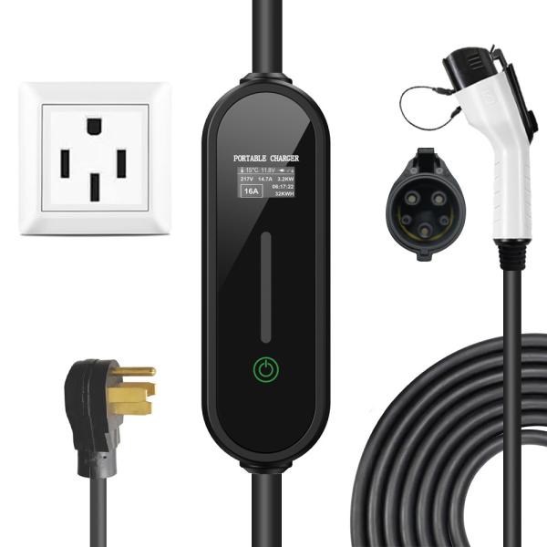 230v Type 1 EV Charger Ac 7kw 3.5kw 7.2 Kw 16A 32A Nema 14-50 Charging Box