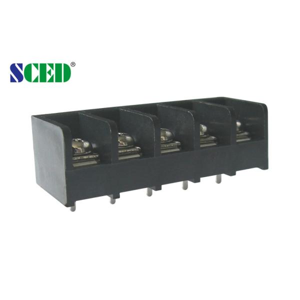 9.525mm Barrier Terminal Block 300V 20A 2 - 24P PBT Brass Screw Clamp Termin