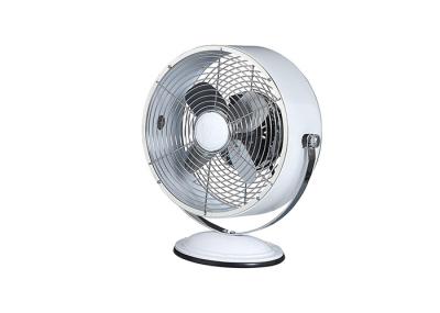 Small Vintage Electric Fan With Aluminium Blade , 9'' 25W Motor Retro Desk Fan