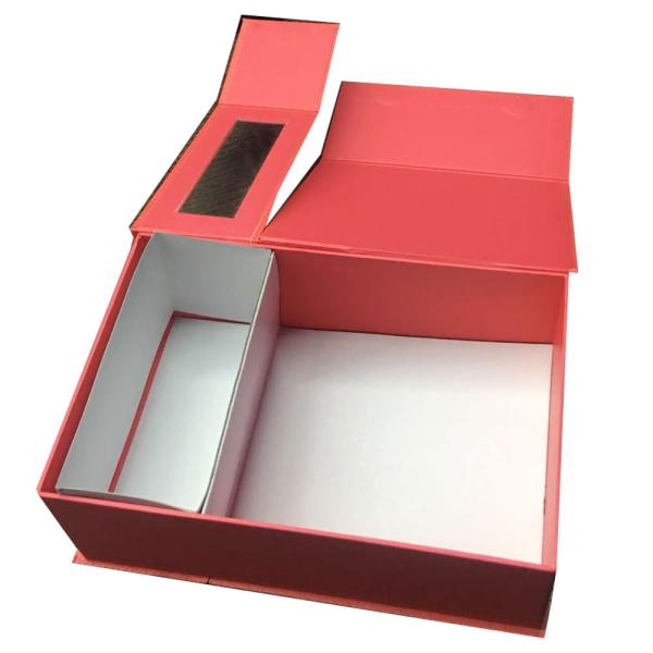 Red Magnetic Gift Boxes Unique Custom Cosmetic Jewelry Chocolate Box