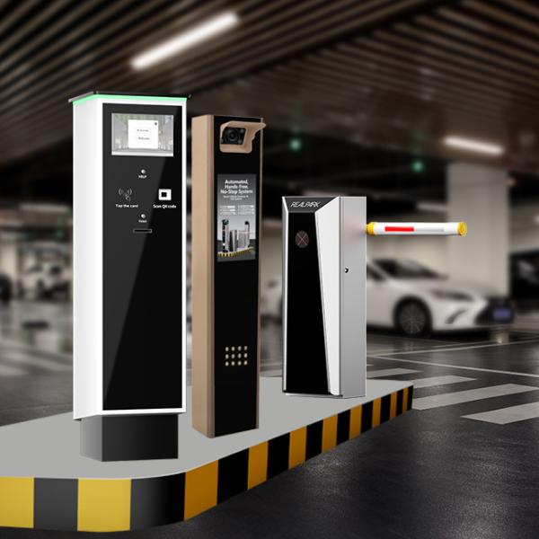 LPR Parking Controller Parking Machine With 5MP Camera and 18.5 inch LCD Display