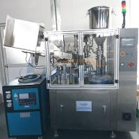 Material de aço inoxidável de alumínio automático giratório da máquina de enchimento do tubo