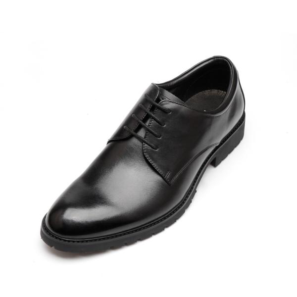 Soft Sole Breathable Military Dress Shoes Cow Leather PU Lining