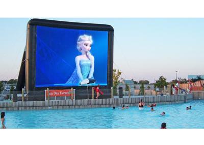 Outdoor Cinema Projector Screen , Giant Inflatable Movie Screen With Projector