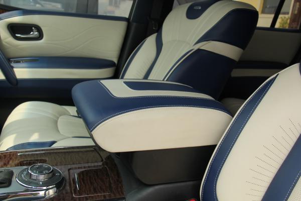 Aftermarket PVC Ergonomic Car Interior Armrest For Nissan Patrol Y62