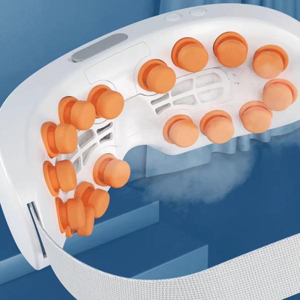 Intelligent Eye Care Vibrating Eye Massager Device Electric Eye Massage With Heat Compress