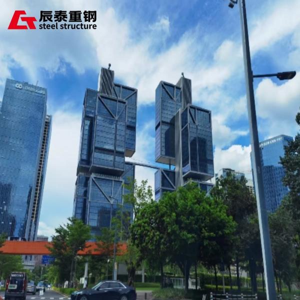 Q235 Q345 Steel Structure Prefab Office Building Customized with High Level