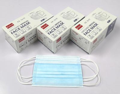 Breathable Medical Surgical Face Mask, 3ply Protective Face Mask With Earloops ,CE Certification , FDA Device Listed