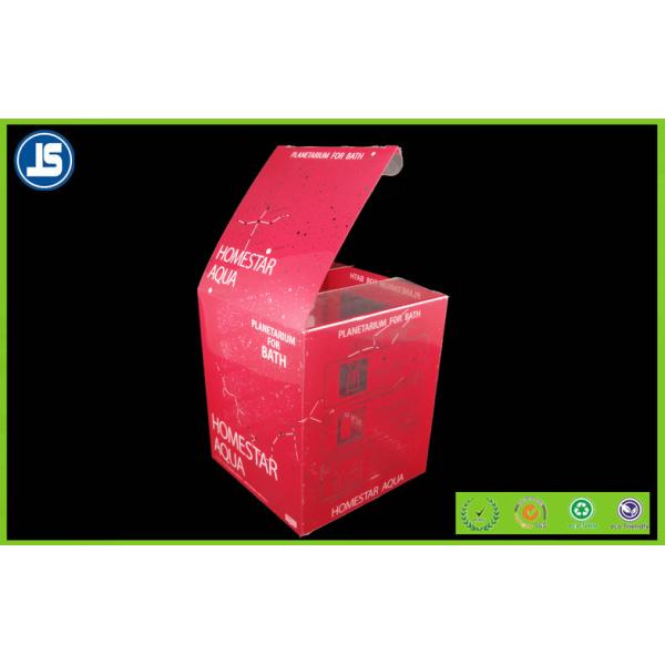 Коробка цвета ПВК складывая, красный цвет пластикового волдыря ПВК упаковывая для косметик