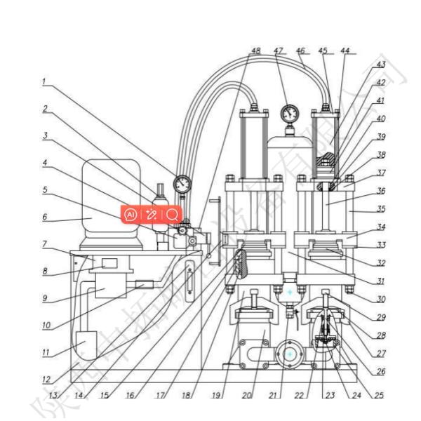 YB200 Hydraulic High Pressure Sewage Slurry Plunger Piston Pump For Stone Wastewater