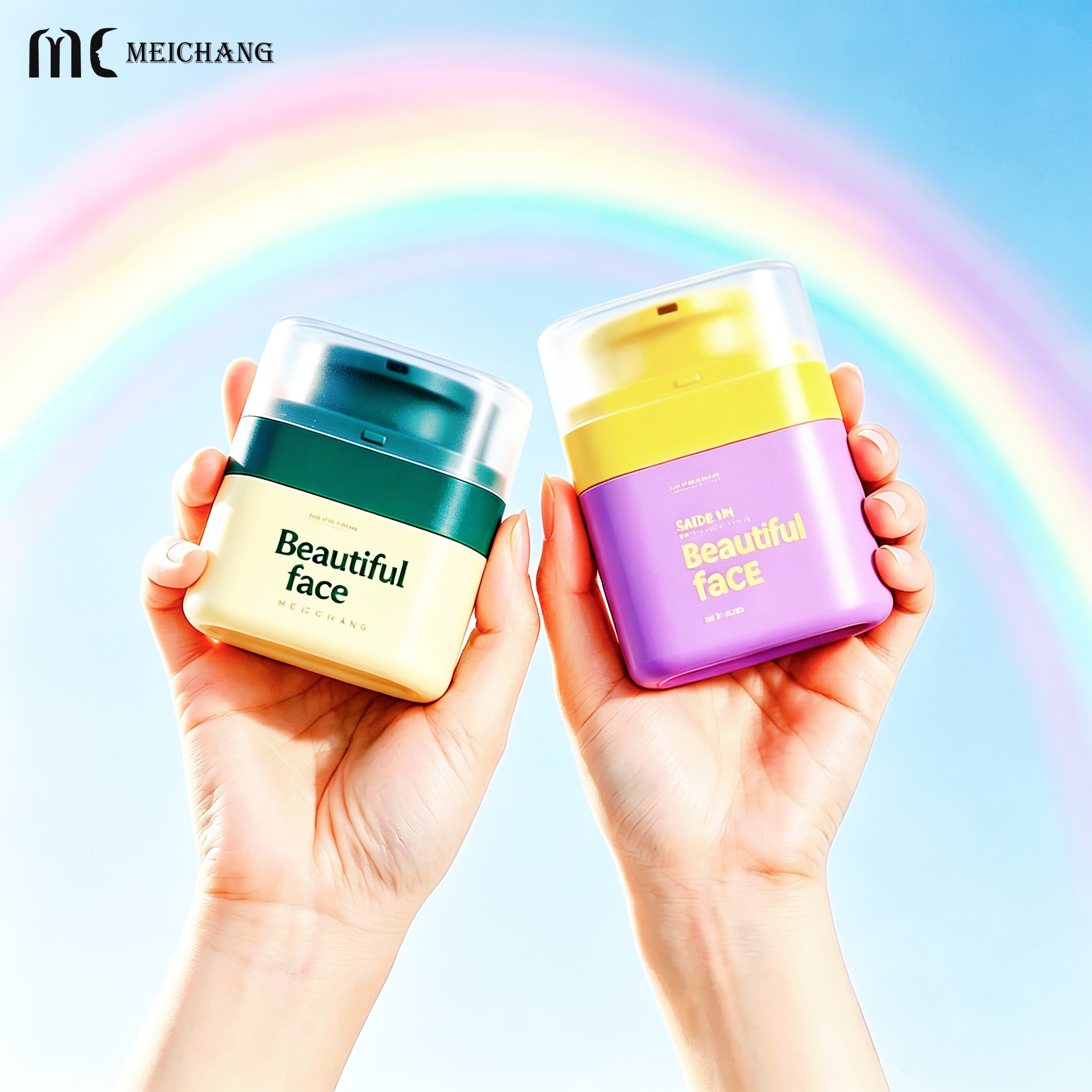 30g / 50g Square Refillable Airless Cream Jar with Replaceable PP Inner Liner(MC-P-564)