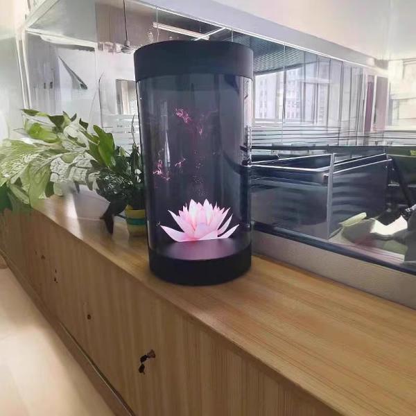 2025 21.5inch Naked Eye 360 Holographic Display , High Resolution Hologram Cylinder Equipment