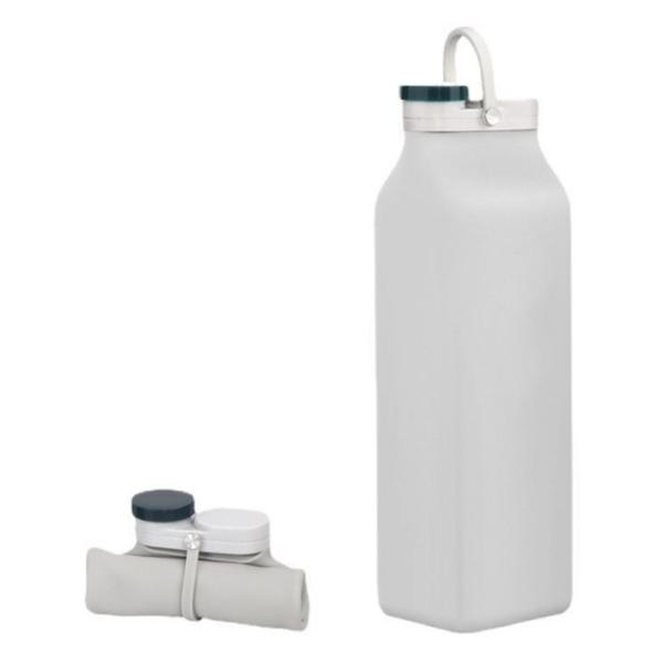 Custom Logo Collapsible Silicone Drinking Water Bottle Perfect for Business Gifts