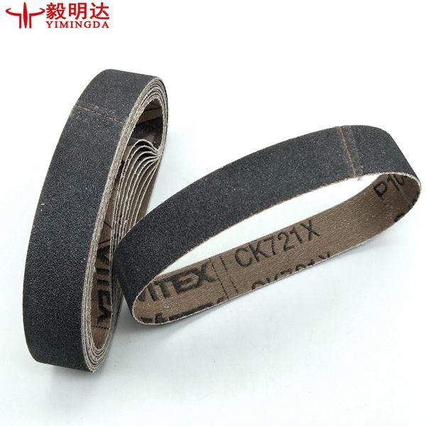 942J 296x19mm Abrasive Belts P100 Grit 100 Black 508-16-121 For Morgan Cutter Next 90