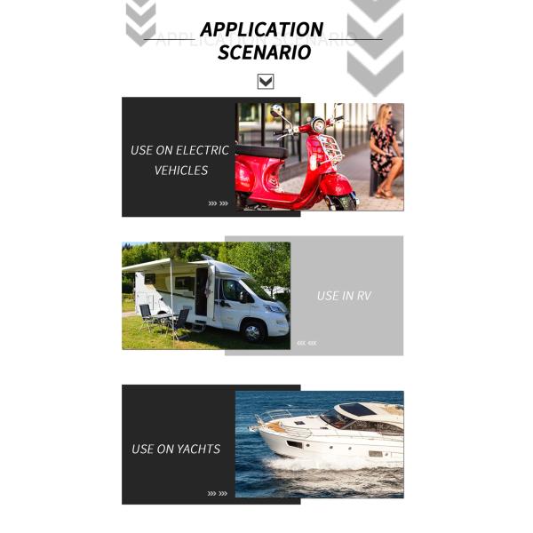 Motorcycle Car Deep Cycle Battery 37ah Lifepo4 Battery Pack 48 Volt Golf Cart Batteries