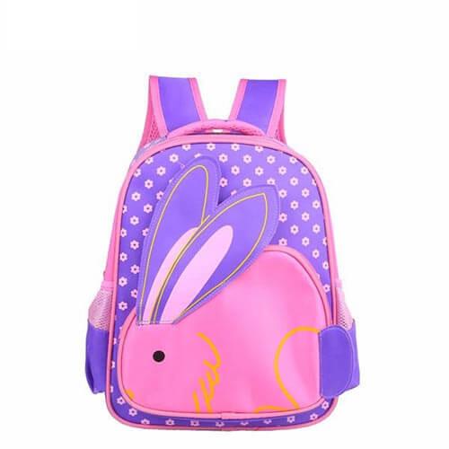 Multi - Colored Lightweight Cartoon School Bag Backpack Packable For Teenagers