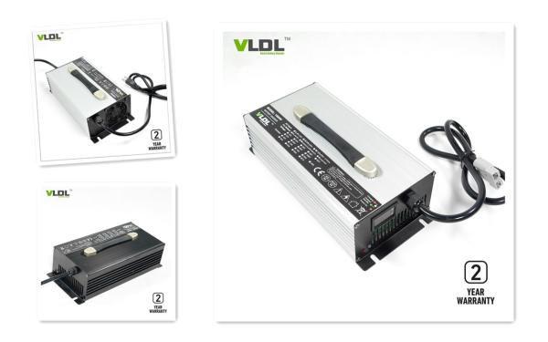 Intelligent 35A 48 Volt Lithium Battery Charger DC Output Isolated From AC Input