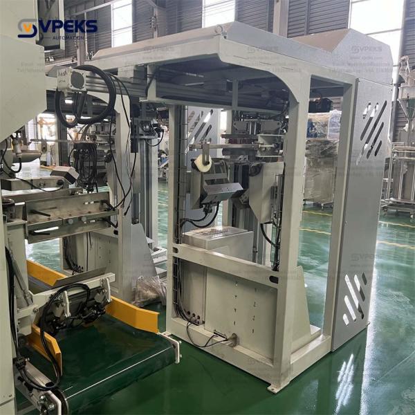 Filter Media Beans Filling Machine For Powder PP Pasted Valve Bags Packing Bagging Machine