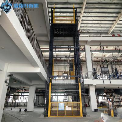 10m High 500kg-20000kg Industrial Indoor Goods Lift Hydraulic Cargo Elevator