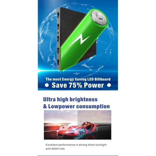 Outdoor P10mm energy saving digital LED billboard waterproof high brightness LED outdoor display screen