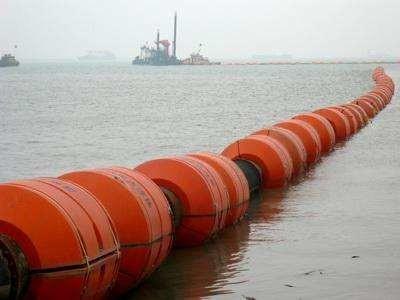 PE pipe floater with PU foam inside