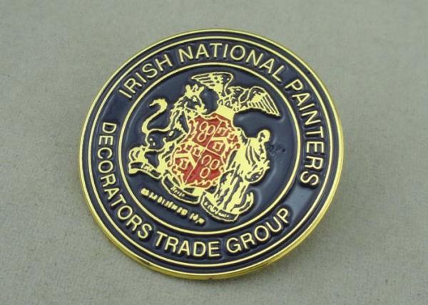 Commonweal Soft Enamel Lapel Pin Iron Die Stamped Gold Brooch Badge
