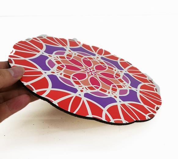4m Thickness Lace Round Blank Sublimation Placemats
