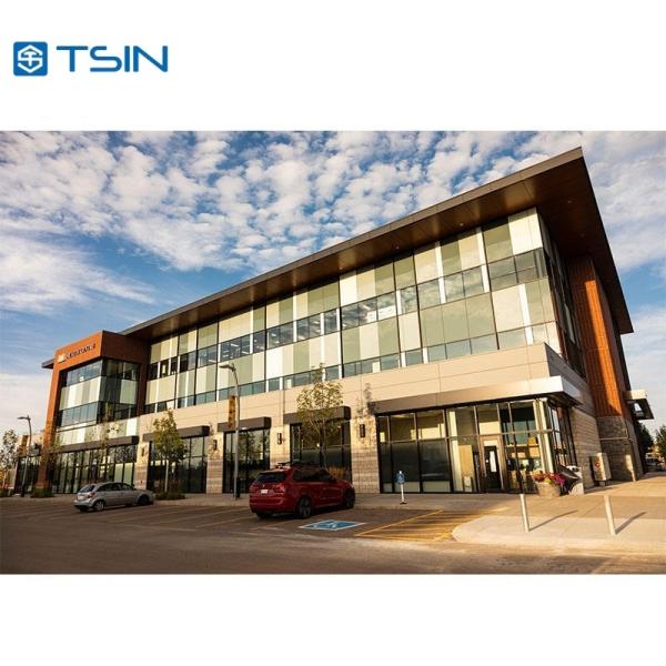 Edificio de estructura de acero prefabricado para estructura de portal de gran altura comercial