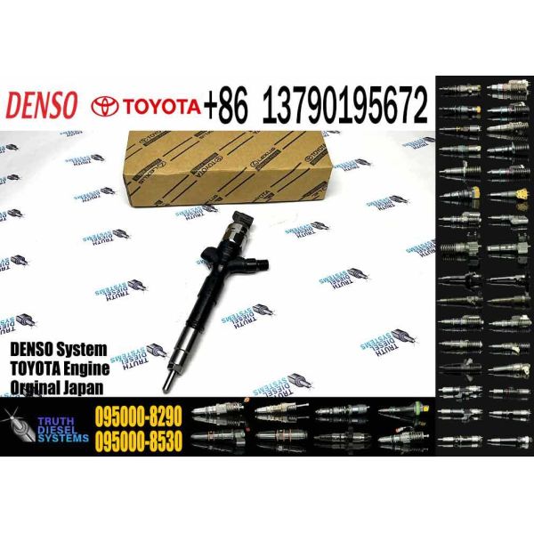 Fuel Injector 095000-8290 23670-09330 23670-0L050 for Toyota 1KD FTV 1 Piece Diesel Fuel Injection System 3 Months OEM Quality