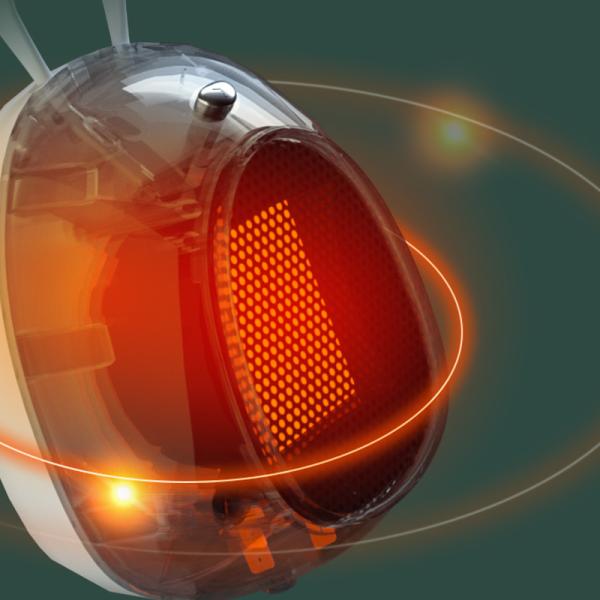 Salon portatif blanc de la chambre à coucher 500W de l'appareil de chauffage de