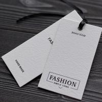 Papel nórdico Hang Tags Marble Gilded Coated Pape Printing Clothing Store do estilo