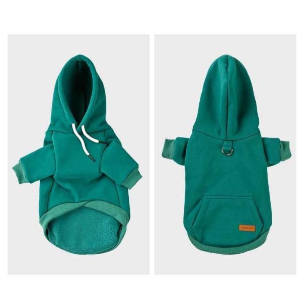 Удобные домашние животные одетые хлопчатобумажные домашние животные с капюшоном свитер S - XL