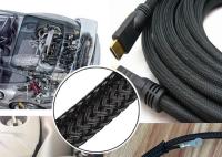 Chicote de fios de cabo Sleeving trançado bonde de USB, prova Sleeving trançada da chama