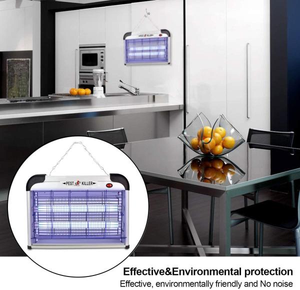 JZ Original 20w Aluminum Electric Fly Catcher  Insest Killing  Pest Control Bug Zapper Mosquitoes Killer Lamp for Indoor