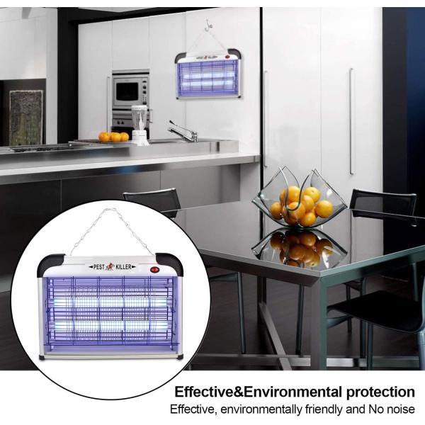 JZ Original 20w Aluminum Electric Fly Catcher  Insest Killing  Pest Control Bug Zapper Mosquitoes Killer Lamp for Indoor