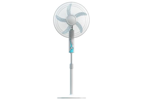 60HZ 16 Inch Oscillating Electric Stand Fan 3 Speed For Home / Office