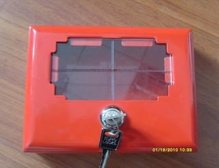 Aging Resistance Fire Hose Reel Cabinet 160 X 120 X 50 mm For Fire Extinguisher