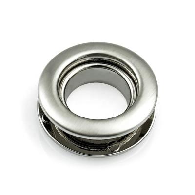 Customized Size High Grade Handbag Accessories Brushed Nickel Metal Eyelet with SGS Certificate