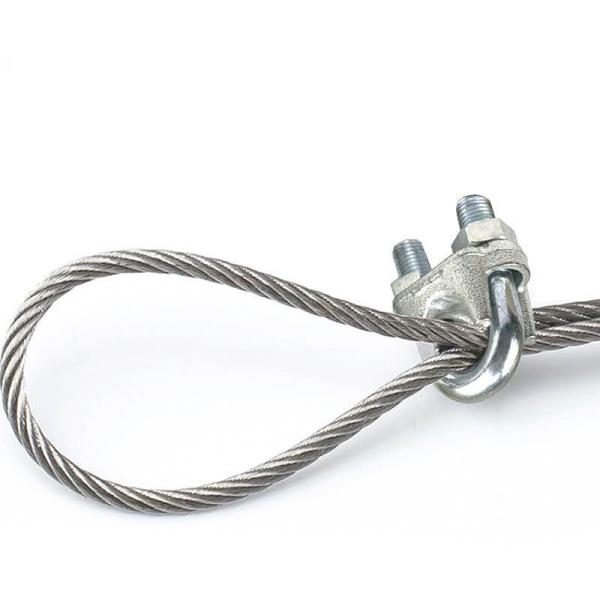 Clamps pour câbles en acier inoxydable, pinces pour câbles anti-corrosion